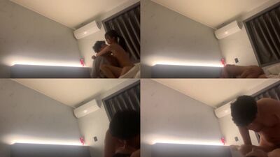 韓國大學生情侶在酒店房間做愛