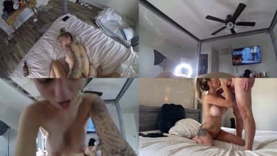 Tattooed slut with big boobs POV