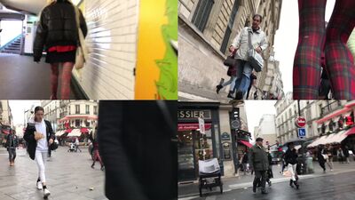 candid european thin legging