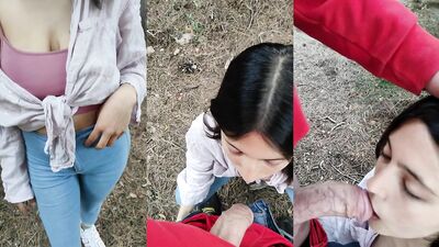 Indian babe fucked in the wood