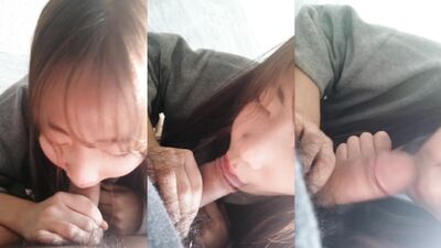 cute korean girl sucking