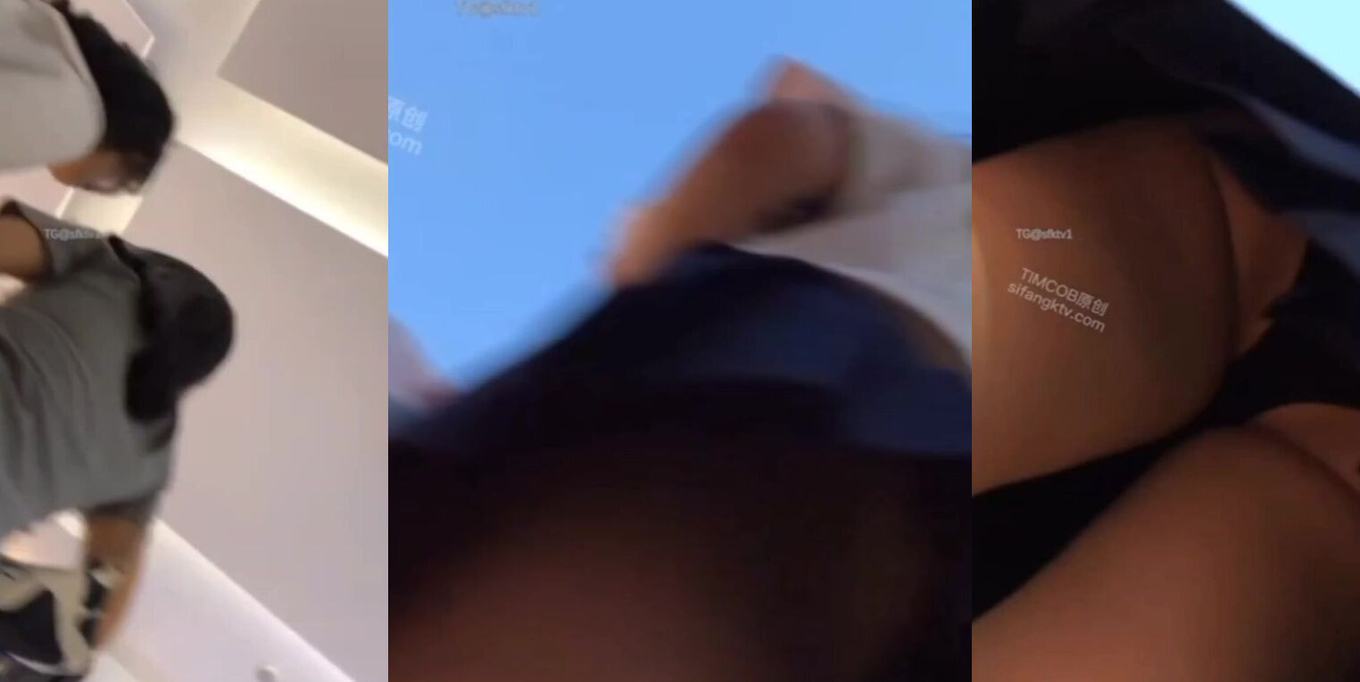 An amateur woman in a short skirt is caught in an upskirt shot revealing her intimate details