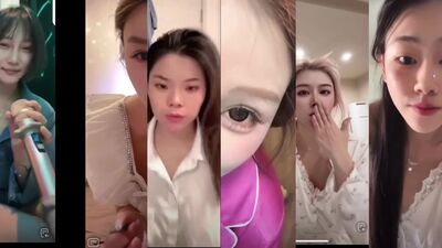 Chinese live cam downblouse compilation