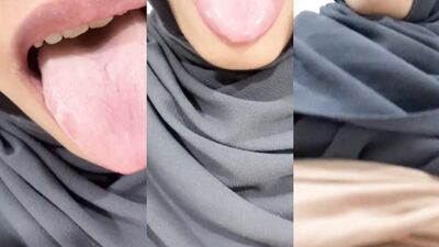 Horny gile awek bertudung